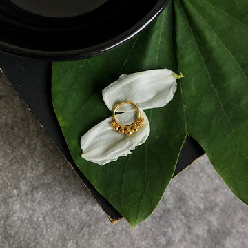 Beaded Septum Clip-On (gold plated)